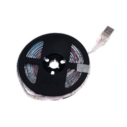 Фитолента для растений Luazon Lighting, светодиодная, 10.3 Вт, 3 м, IP65, 5 В, 60 LED/м, USB, SMD5050, мультиспектральная