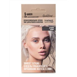 Godefroy Eyebrow Профессиональная краска-тинт для бровей / Instant Eyebrow Tint, графит, 5 капсул 18016