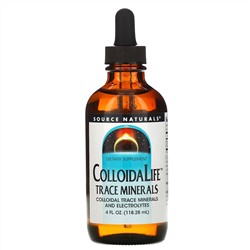Source Naturals, Коллоидные микроэлементы для жизни, 4 жидких унции (118.28 мл)