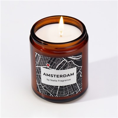Ароматическая свеча в банке Amsterdam, сосна, эвкалипт, 250 г