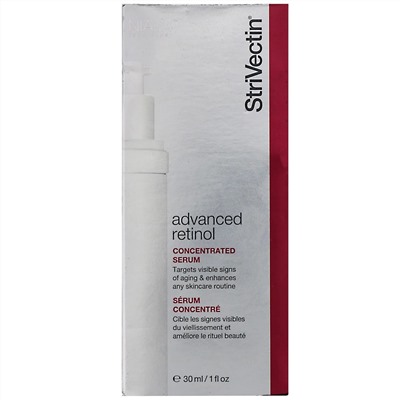 StriVectin, Advanced Retinol, концентрированная сыворотка, 30 мл (1 жидк. унций)
