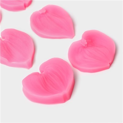 Набор молдов «Сердца», силикон, 4 пары, розовый