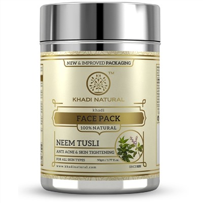Khadi Natural Маска для лица с Ним и Тулси 50 г