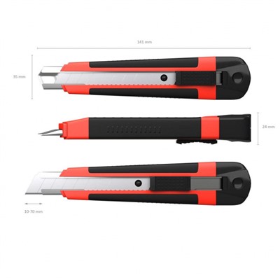 Нож канцелярский 18 мм 19152 ARROW auto-lock ErichKrause