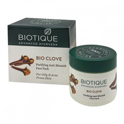 Biotique Clove Oil Control Anti-Blemish Face Pack /Биотик Гвоздика Маска Для Лица С Контролем Жирности, Против Пятен 75г.