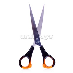 Ножницы канцелярские "Attomex. Amber" 16 см, пластиковые янтарные кольца, в ПВХ чехле