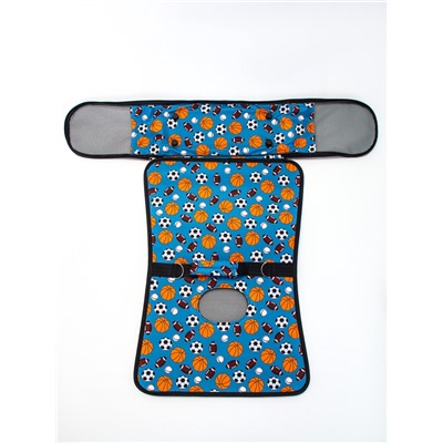 Сумка - переноска для животных «Спорт», размер M, 40×21×27 см, голубая