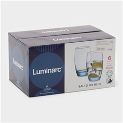 Высокий Стакан Luminarc SALTO, 350 мл, стекло, голубой