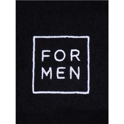 Полотенце махровое «Этель» For men, 35×50±5 см, хлопок 100%, чёрное