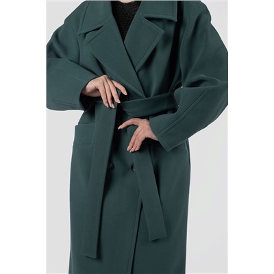 01-12216 Пальто женское демисезонное (пояс)