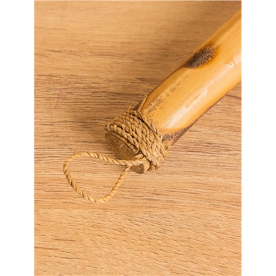 Сувенирный музыкальный инструмент «Маракас с орехами фруктового дерева», 12×12×23 см