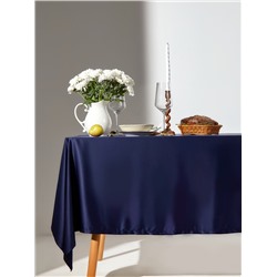 Скатерть «Этель» Sapphirine, тёмно-синяя, 150×110 см