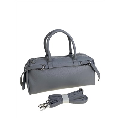 Женская сумка из искусственной кожи, цвет серый