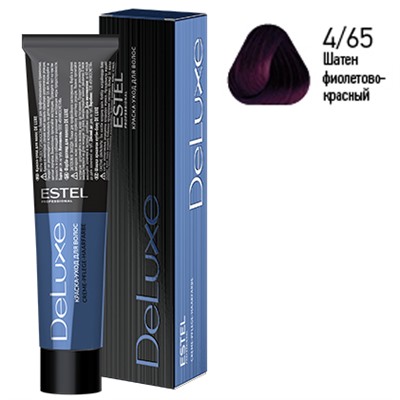 ЭстельDeLuxe Крем-краска для волос 4/65 Шатен фиолетово-красный 60 мл