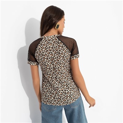 Футболка с анималистичным принтом, Талант перемен (animal)