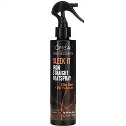 L'Oreal, L'Oreal Paris, Advanced Hairstyle, Sleek It Iron Straight Heatspray, 5.7 fl oz (170 ml)