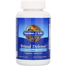 Garden of Life, Primal Defense, HSO Probiotic Formula, 180 Vegetarian Caplets