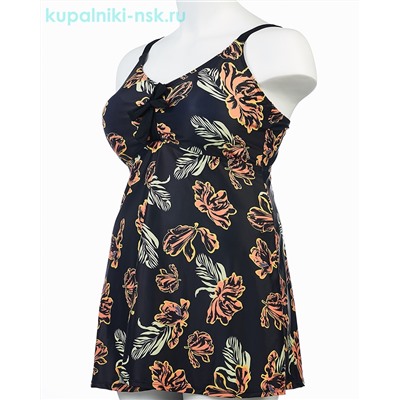 5456 Купальник раздельный платье (54-62)