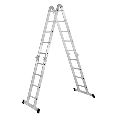 Лестница-трансформер ТУНДРА, алюминиевая, 4×5×5×4 ступени