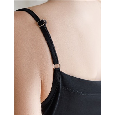 Топ из премиального хлопка с эластаном