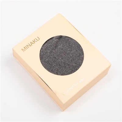 Носки мужские MINAKU серый, р-р 41-45 (25-28 см)