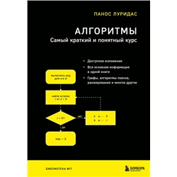 Эксмо Панос Луридас "Алгоритмы. Самый краткий и понятный курс"