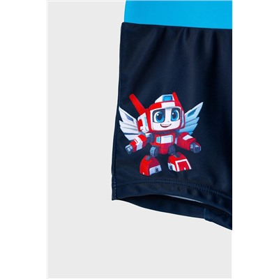 Плавки-шорты трикотажные для мальчиков, средней длины PLAYTODAY, 1239690