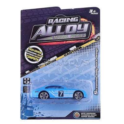 Машина в ассортименте, металлическая, на листе