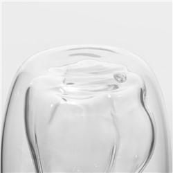 Стакан Magistro «Женская фигура», 150 мл, с двойными стенками, 8×11 см, стекло, прозрачный