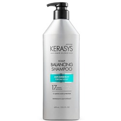 KeraSys Hair Clinic Шампунь лечение ЖИРНОЙ кожи головы 600 мл
