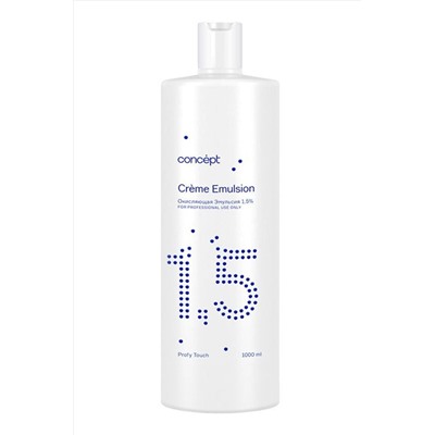 Сoncept Profy Touch Окисляющая эмульсия 1,5%, 1000 мл KRISTALLER, 1128198