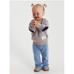 Свитшот детский «Крошка Я», рост 92-98 см, серый