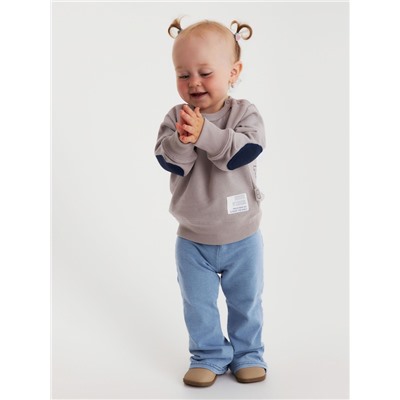 Свитшот детский «Крошка Я», рост 92-98 см, серый