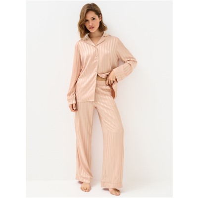 Omsa Пижама OmD 0231D LINE Пижама жен. (Рубашка+Брюки жаккард), PL