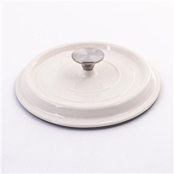 40626 Кастрюля чугун 2,3 л эмаль/покрытие белая MB (х4)