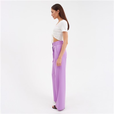 Брюки женские прямые MIST: Pants, размер 42, лиловый