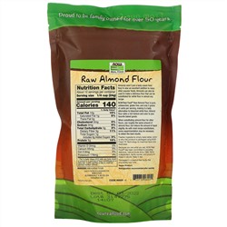 Now Foods, Real Food, Raw Almond Flour, 10 унций (284 г)