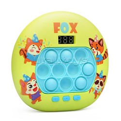 Игрушка-антистресс "Игра электронная. Весёлые зверушки" (с подсветкой и музыкой) в коробке