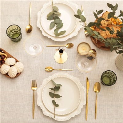 Скатерть SL HOME Facile, 110×140 см, лён 100%, 210 г/м²