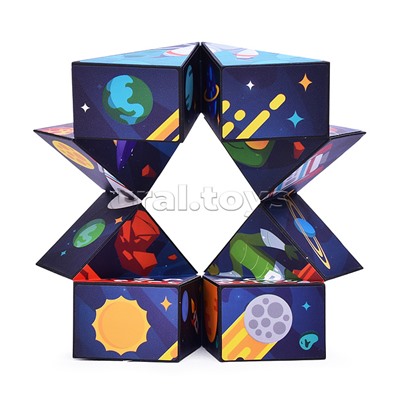 Головоломка "Магический куб" 3 в 1 в коробке