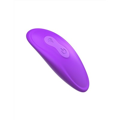 Фиолетовый безремневой вибрострапон с пультом Ultimate Strapless Strap-On - 22,22 см.