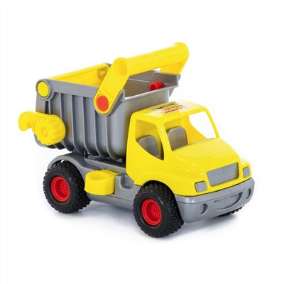 320858 Wader "КонсТрак", автомобиль-самосвал (жёлтый) (в коробке)
