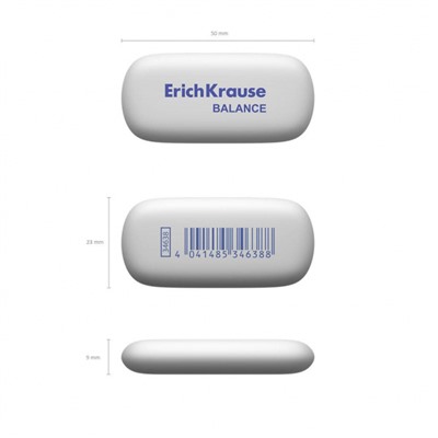 Ластик EK34638 "Баланс" мини 50х25х10 мм ErichKrause