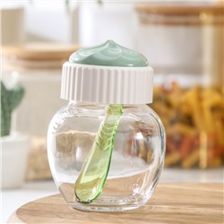 Банка для сыпучих продуктов Cupcake, 210 мл, стекло, с крышечкой МИКС