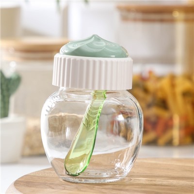 Банка для сыпучих продуктов Cupcake, 210 мл, стекло, с крышечкой МИКС
