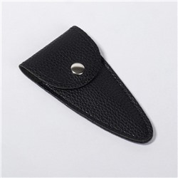 Чехол для хранения маникюрных инструментов, на кнопке, 10×5×0.8 см, чёрный