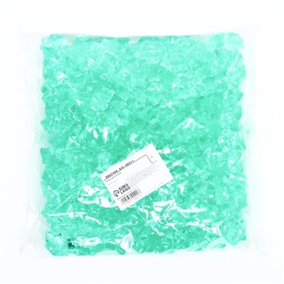Декор акрил «Искусственный лед», 25×18 мм, 260 шт., бирюзовый