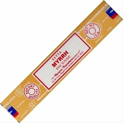 SATYA Бангалор Ароматические палочки Myrhh 15 г х 12 уп.