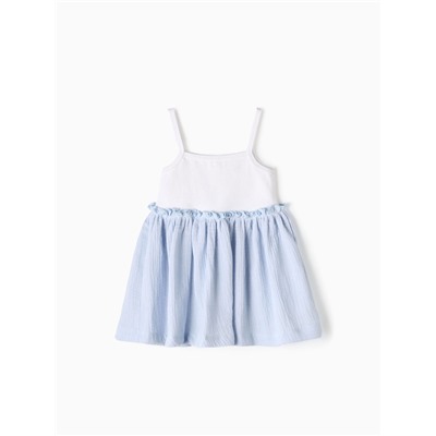 Сарафан для девочки «Крошка Я. Муслин», рост 80-86 см, голубой