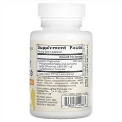 Jarrow Formulas, Curcumin Phytosome с Meriva, 500 мг, 60 растительных капсул